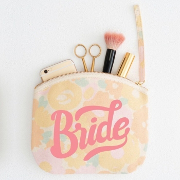 Clutch - Bride - floral rosa