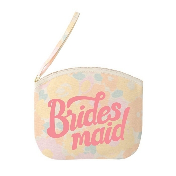 Clutch - Bridesmaid - floral rosa