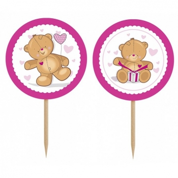 Cupcake Sticks Teddybär