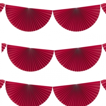 Hanging Fan Decorations - Pink - Summer Fruits