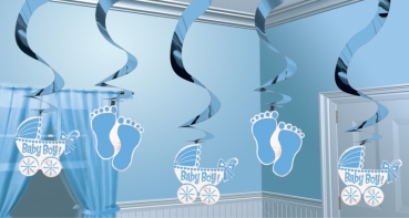Dekohänger Babyparty - blau