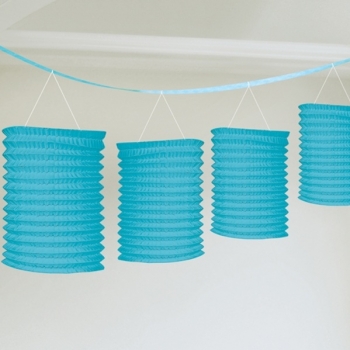 Girlande Dekolaternen - blau