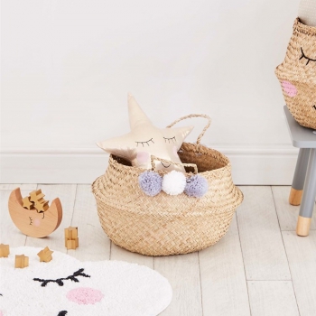 flechtkorb-seegrass-pompom-beige-1