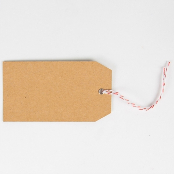 Geschenkanhänger 15er Set Weihnachten - braun