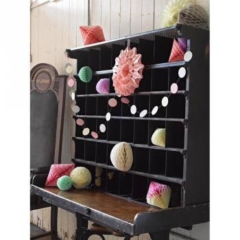 Girlande Kreise - kunterbunt