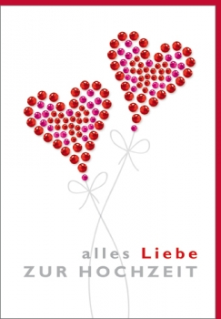 Grußkarte - Alles Liebe zur Hochzeit