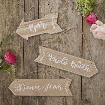 Holzschild Set Pfeile Boho