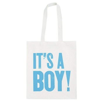 Jutebeutel - It's A Boy - blau