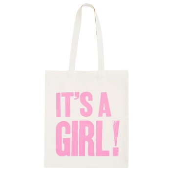 Jutebeutel - It's A Girl - rosa