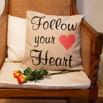 Kissen Follow Your Heart