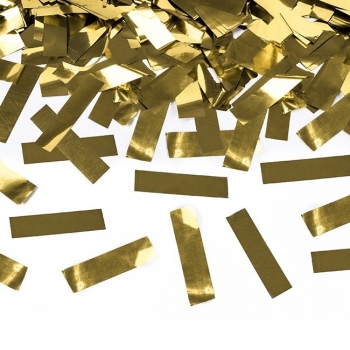 Konfettikanone 40cm - gold metallic