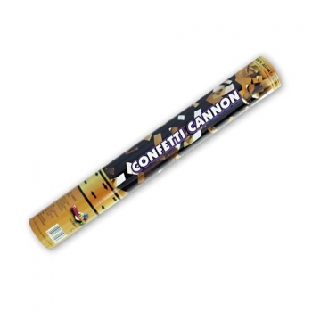 Konfettikanone 40cm - gold metallic