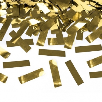 Konfettikanone 60cm - gold metallic