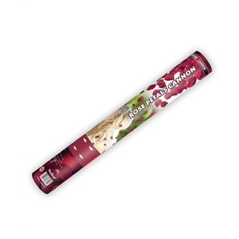 Konfettikanone Rosen 40cm - weinrot