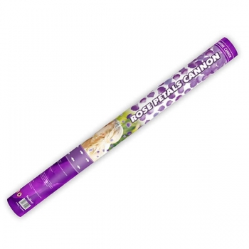 Konfettikanone Rosen 60cm - lila