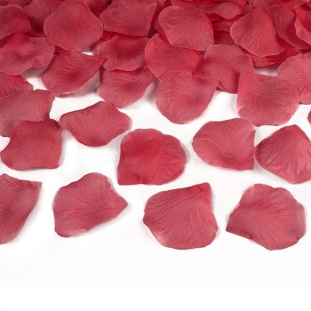 Konfettikanone Rosen 60cm - weinrot