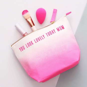 Kulturtasche You Look Lovely Today Mum - pink ombre