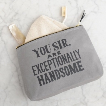 Kulturtasche Handsome - grau