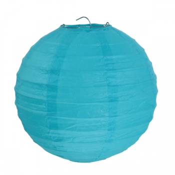 Lampions 2er Set 30cm - türkis