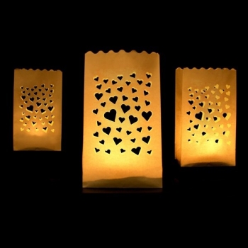 Candle bag Lanterns 11,5x7x19 cm, 10 pcs