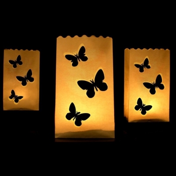 Candle bag Lanterns 15x9x26 cm Butterfly