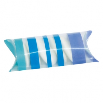Mini Box Streifen - blau