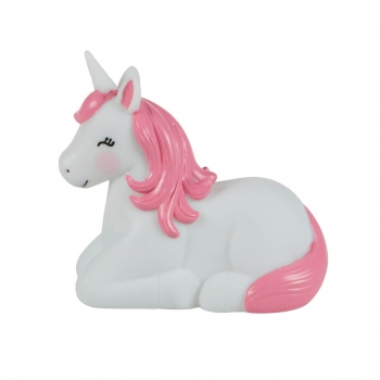 Nachtlicht Einhorn - rosa/weiß