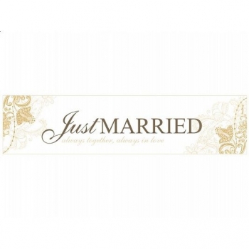 Nummernschild Just Married Always Together