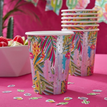 Party Becher Hot Summer - Bunt/Irisierend