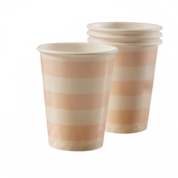 Party-Becher Pastel Perfection - rosa/weiß