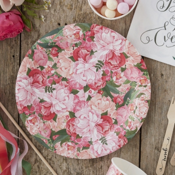 Party-Teller Blumen - Boho