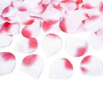 Konfettikanone Rosen 40cm - pink/weiß