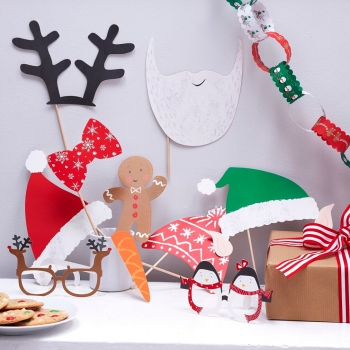 Photobooth Set - Santa & Friends