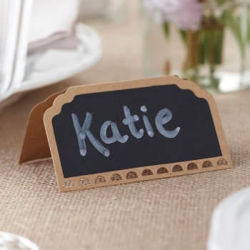 Platzkarten Vintage Affair - Kreidetafel