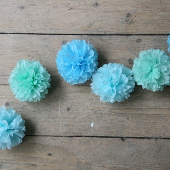 PomPom Girlande - little Prince