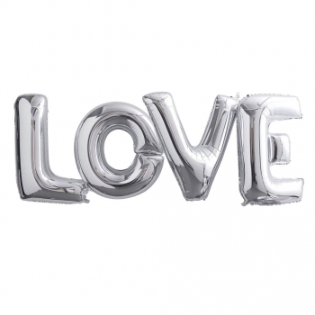 riesenballons-love-silber-1