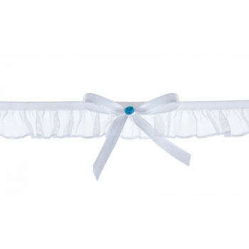 Chiffon Garter White, 1 piece