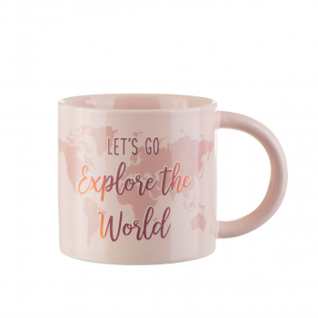 Tasse Explore The World - rosa