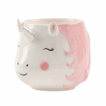 Tasse Einhorn - rosa/weiß