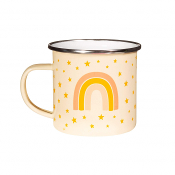 Tasse Emaille Regenbogen
