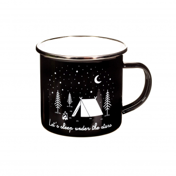Tasse Emaille Let's sleep under the stars
