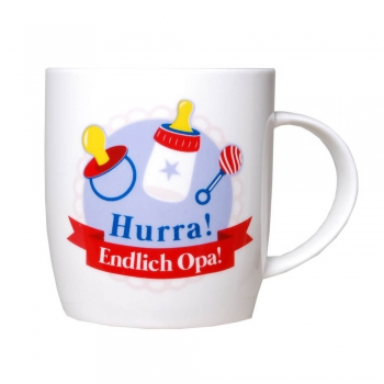 Tasse "Hurra! Endlich Opa!"