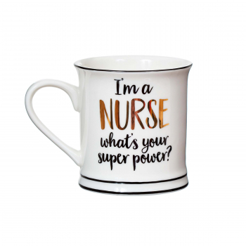 Tasse "I'm a Nurse what's your super power?"