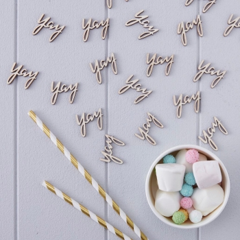 Konfetti YAY Holz - Pick & Mix
