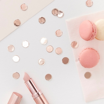 Konfetti Kreise Team Bride - roségold