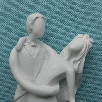 Tortenfigur klassisch weiß - Hochzeitstanz