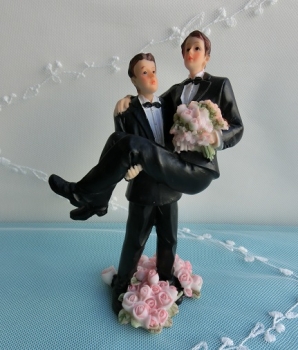 Cake Topper - Men Couple, lifted