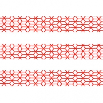 Washi Masking Tape Backsteine - rot/weiß