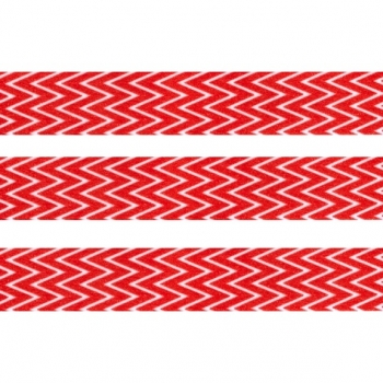 Washi Masking Tape Chevron - rot/weiß