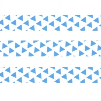 Washi Masking Tape Dreiecke - blau/weiß